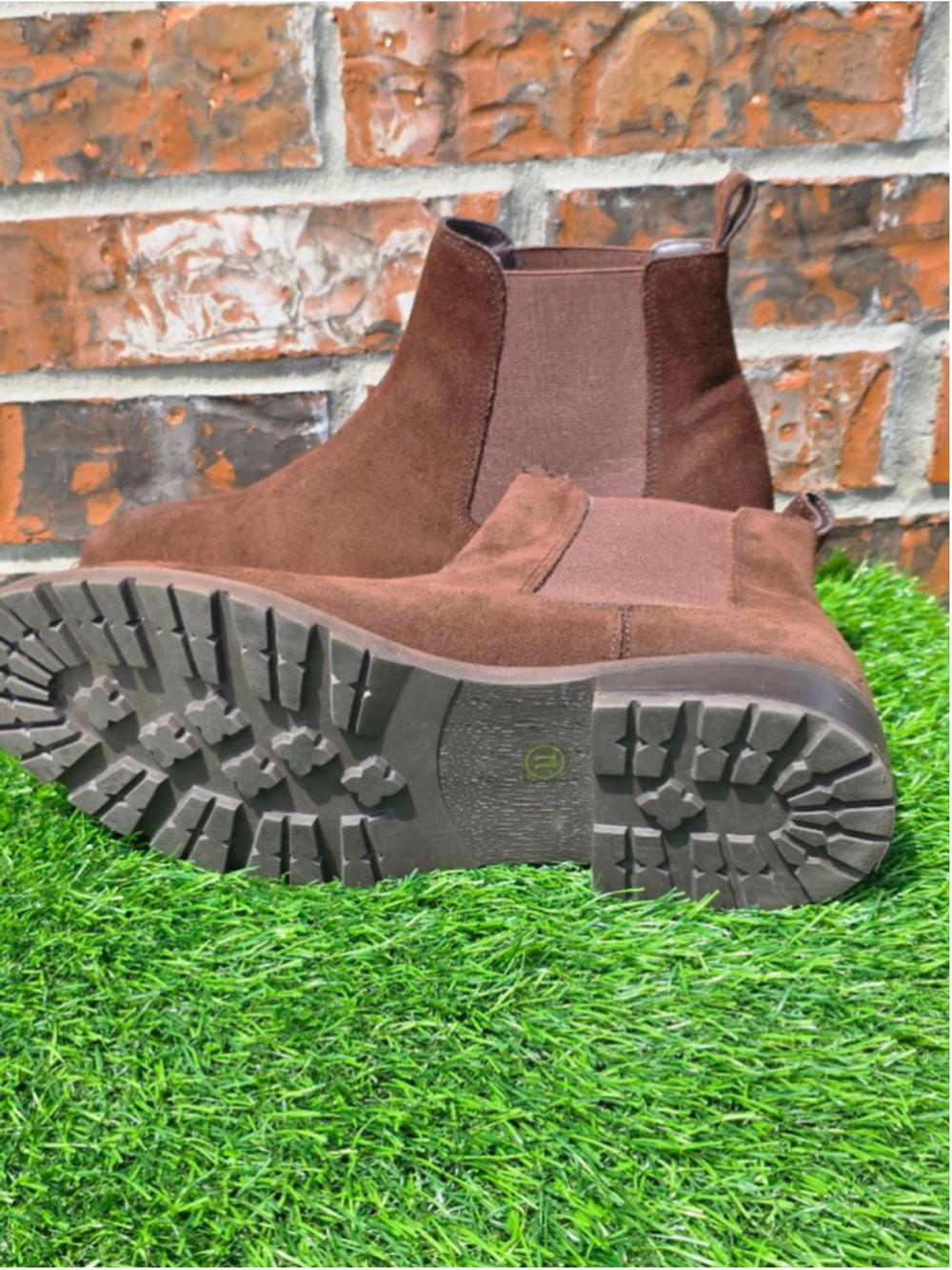 Steve Madden Brown Suede Chelsea Boots Women’s Size 11 - Picture 6 of 6